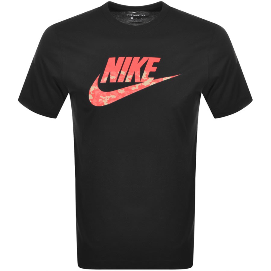 Alternative Image for ProductNike Camouflage Logo T Shirt Black1